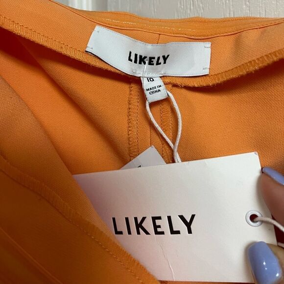 Likely Women's Laurens Dress
In Mandarin Sun Tangerine Barbie Core Strapless NWT - Picture 7 of 17